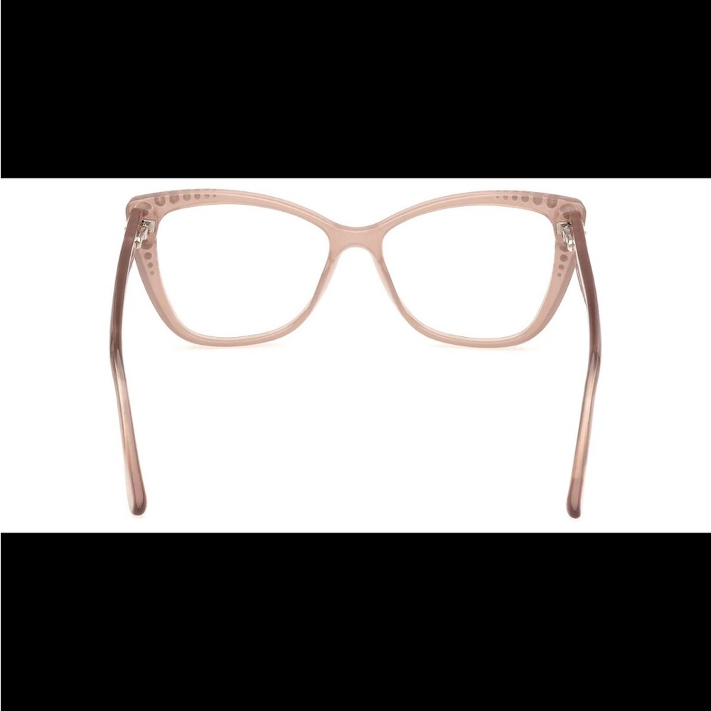 Marciano/Guess GM50001 059 Beige Plastic CatEye Eyeglasses Frame 56-16-145 NEW - Picture 10 of 13